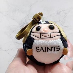 New Orleans Saints Ty Beanie Ballz Key Clip 2012 Retired